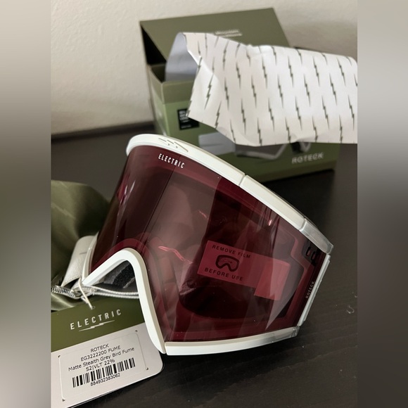 Electric Roteck Ski Goggles Fume Matte Stealth Grey Bird Fume - Picture 5 of 5